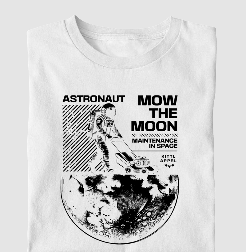 Astronaut Mow The Moon