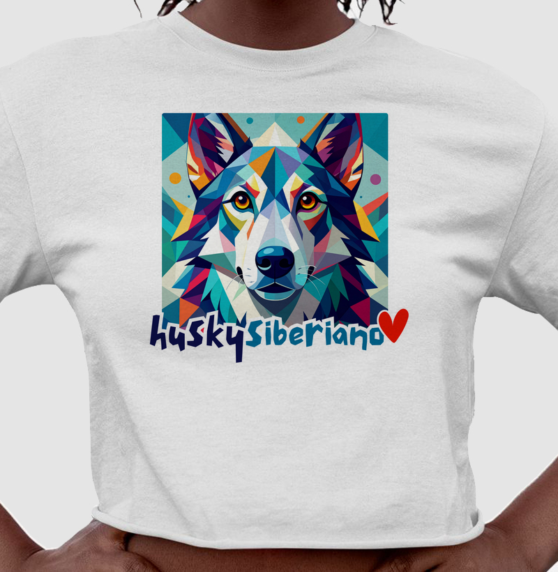 Geometric Husky Siberiano