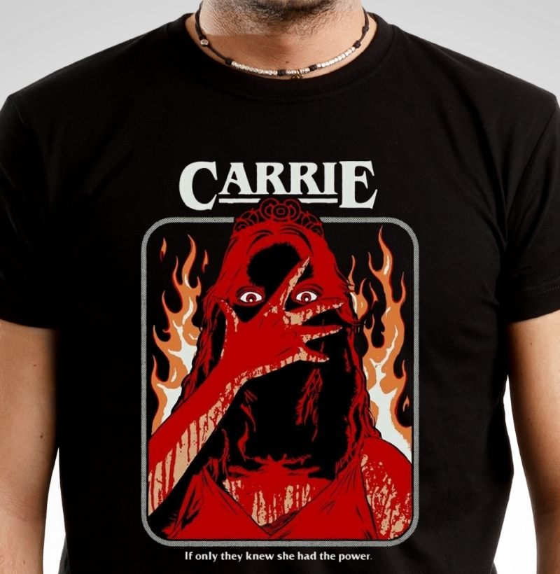 Carrie on fire