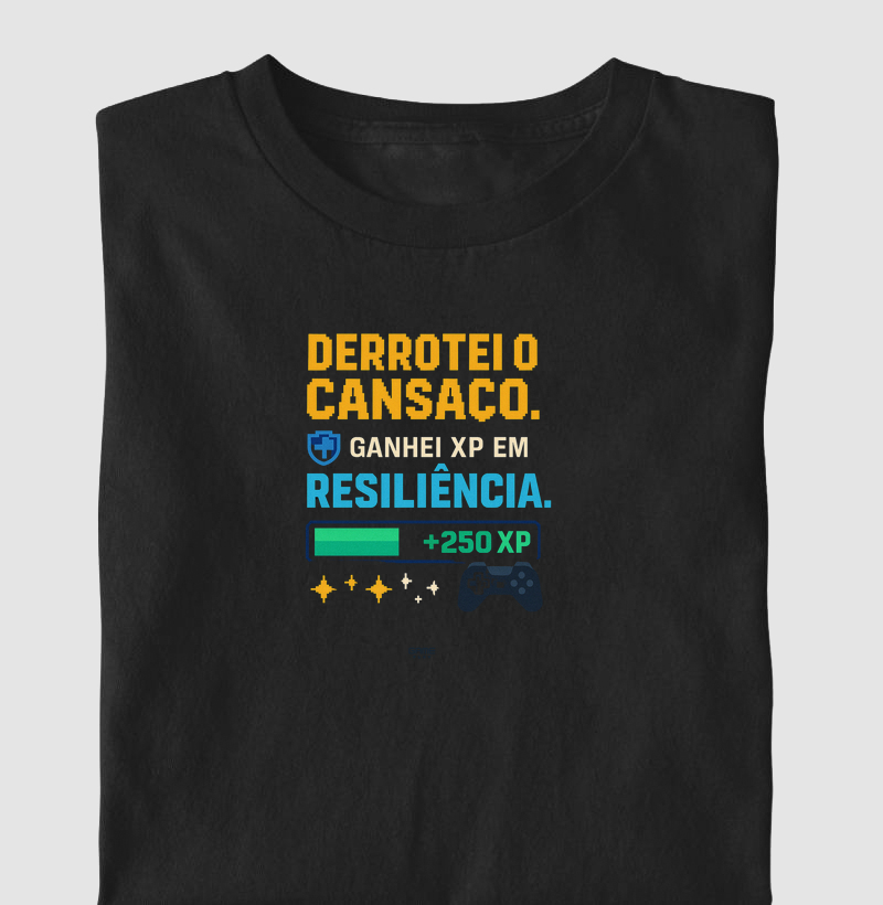 FunPhrase Derrotei o Cansaço XP Resiliência