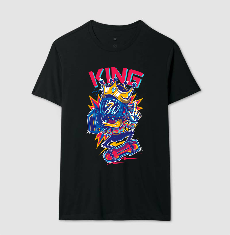 Camiseta Básica Gola Careca Algodão Premium