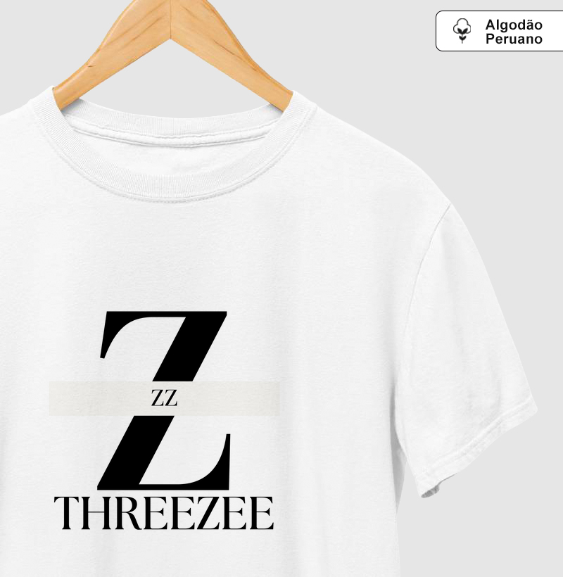 Camiseta Premium ThreeZee / 100% Algodão Peruano
