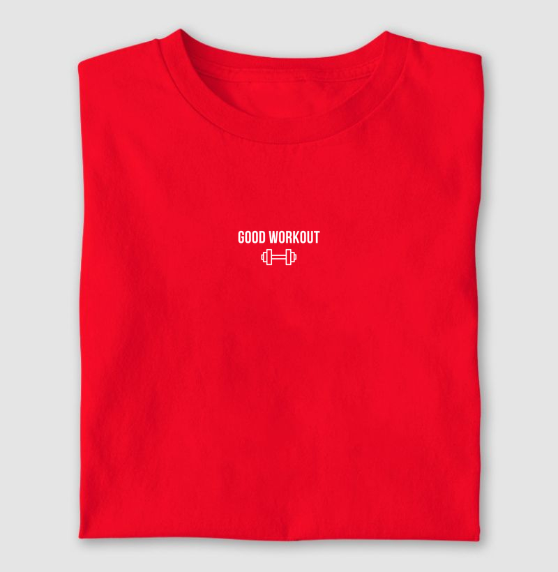 T-shirt Logo e Halter Central Vermelha