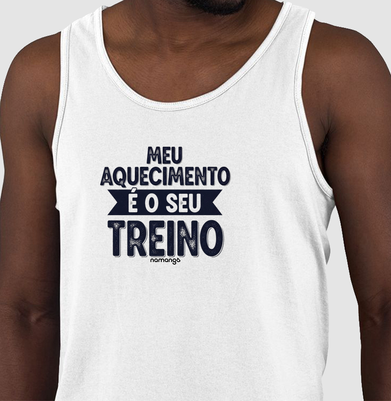 Regata CrossFit Meu Aquecimento É o Seu Treino – Na Manga
