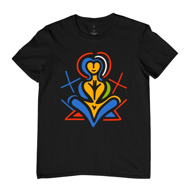 Camiseta Elegância Geométrica de Picasso