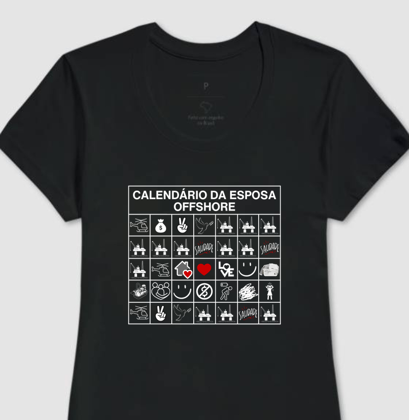 Calendário da Esposa Ofsshore