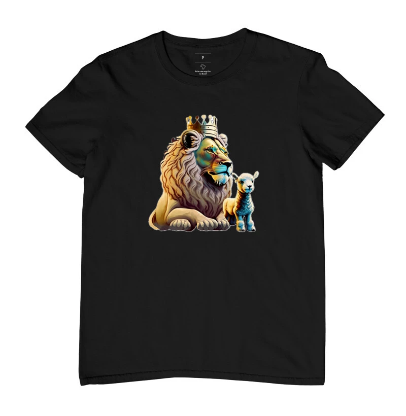 Camiseta Leão e o Cordeiro
