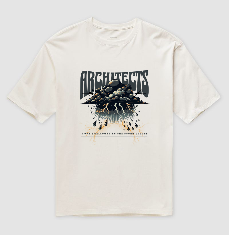 Camiseta Oversized Architects Black Hole