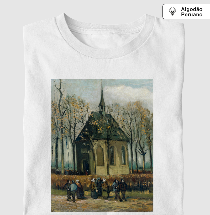Vincent van Gogh's Congregation Leaving the Reformed Church in Nuenen (1884)