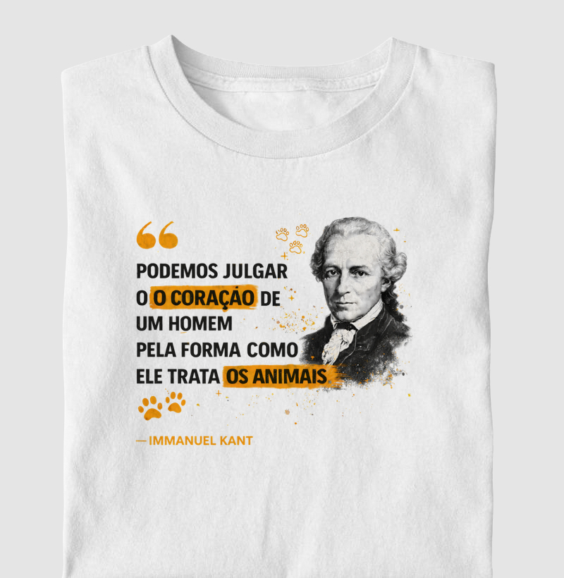 Camiseta Filosofia de Immanuel Kant