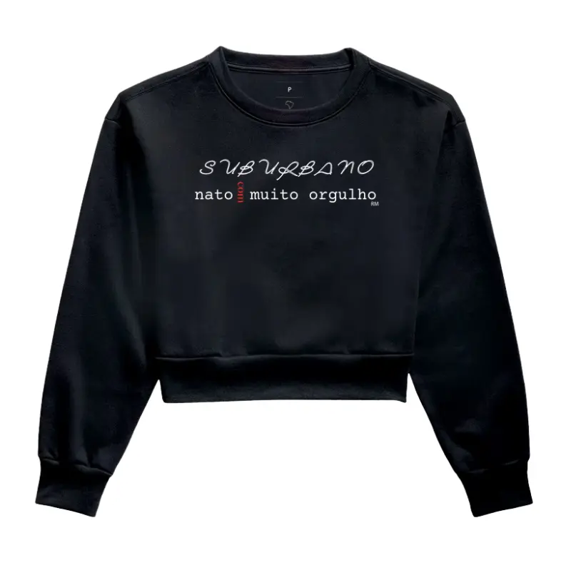 Moletom Cropped - Suburbano Com Muito Orgulho
