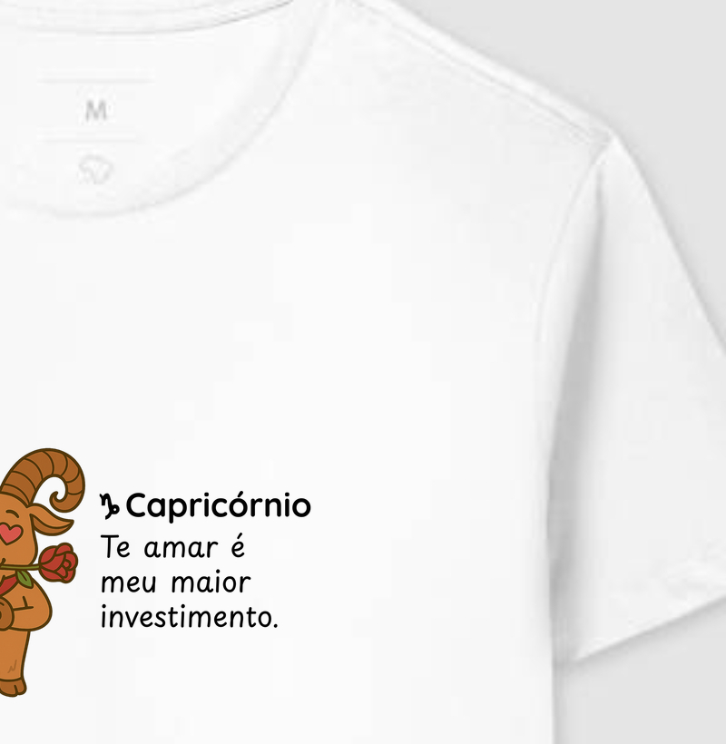 Capricórnio - te amar é meu maior investimento