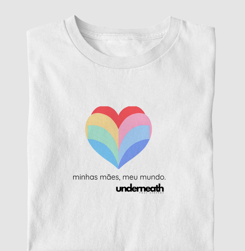 camiseta minhas mães, meu mundo ( Produtos com qualidade Reserva INK )