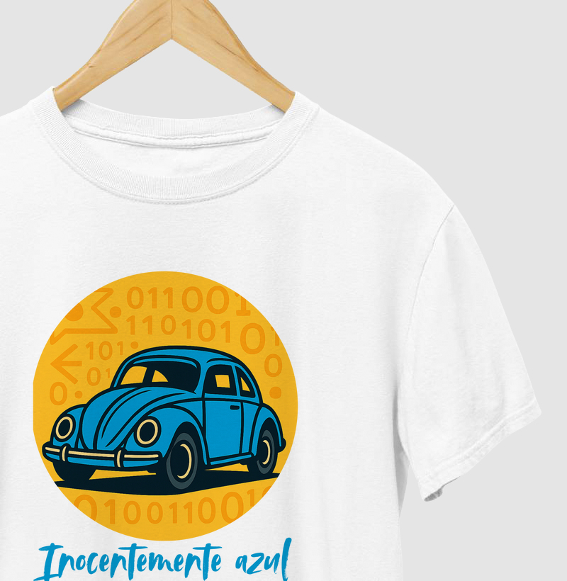 fusca azul