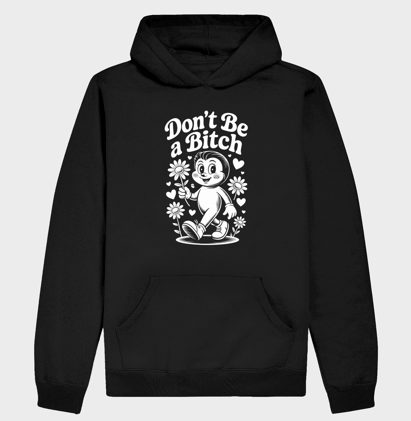 Camiseta "Don't Be a Bitch" - Estilo Retrô