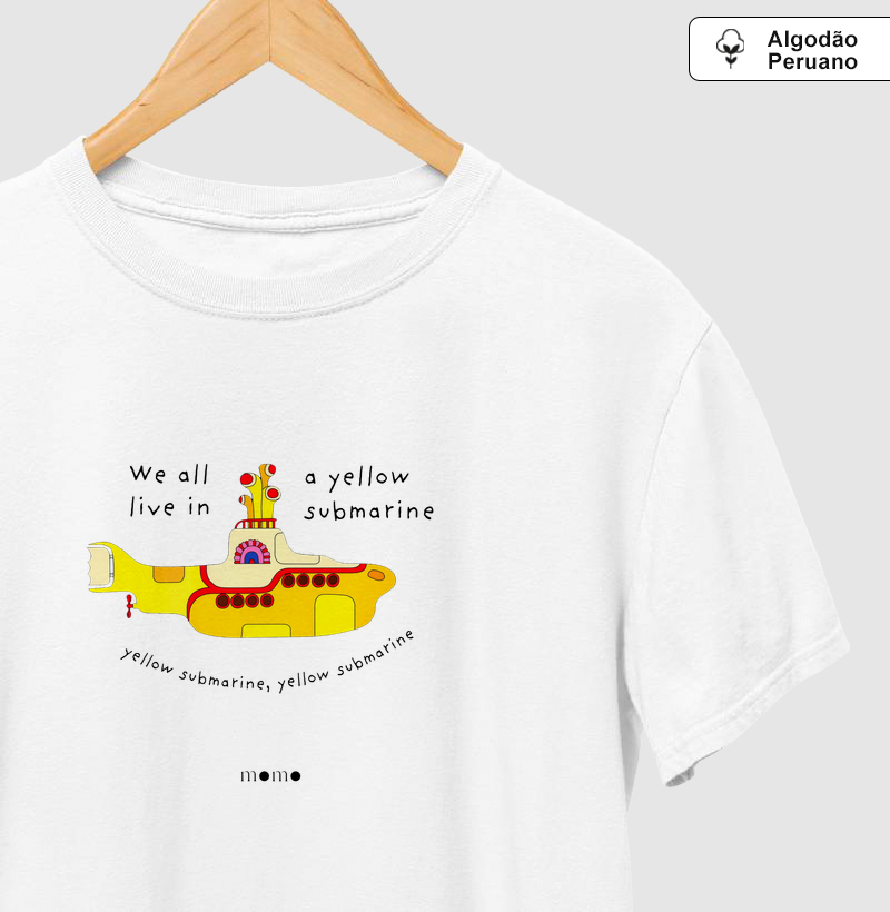 Yellow Submarine Algodão Peruano