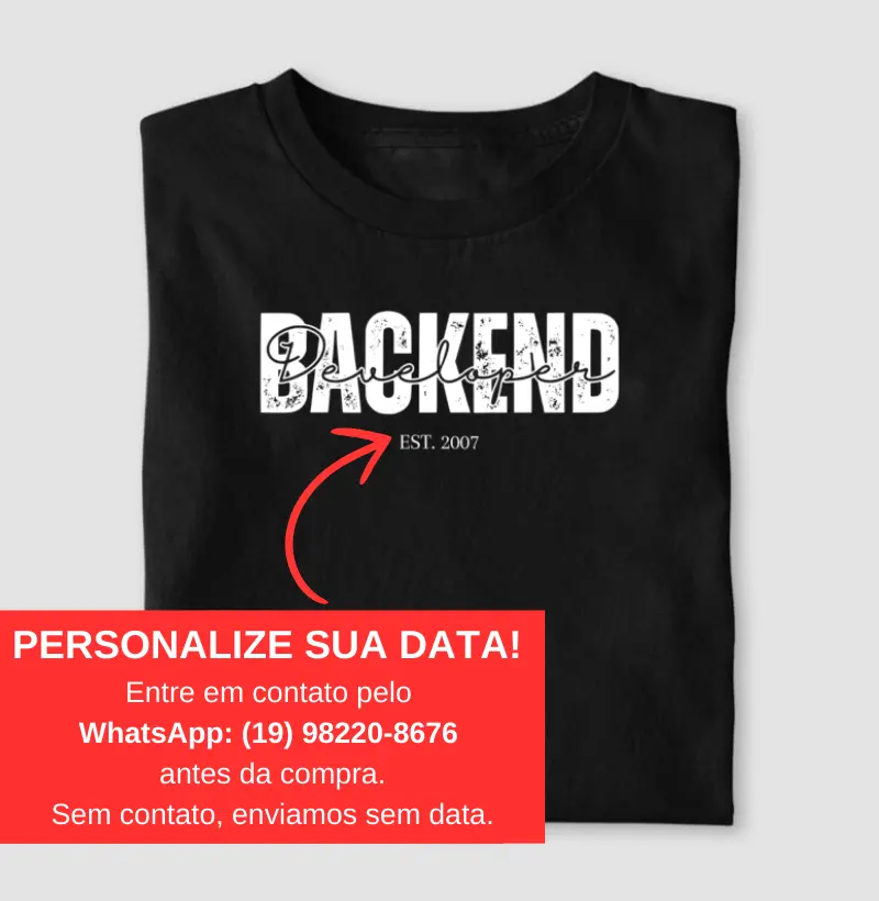 BackEnd: EST. [Sua data]