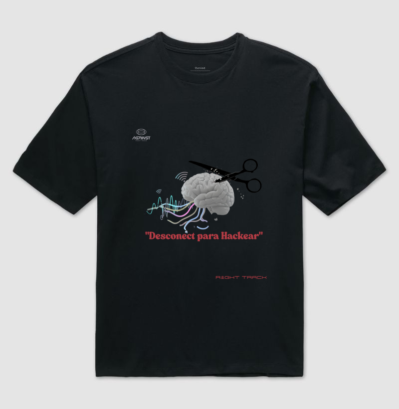 Camiseta Desconecte para Hackear