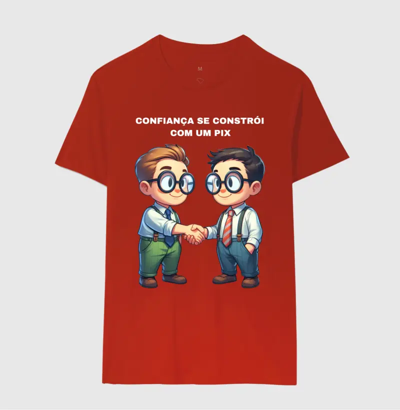 Camisas Confiança se Constrói com um PIX