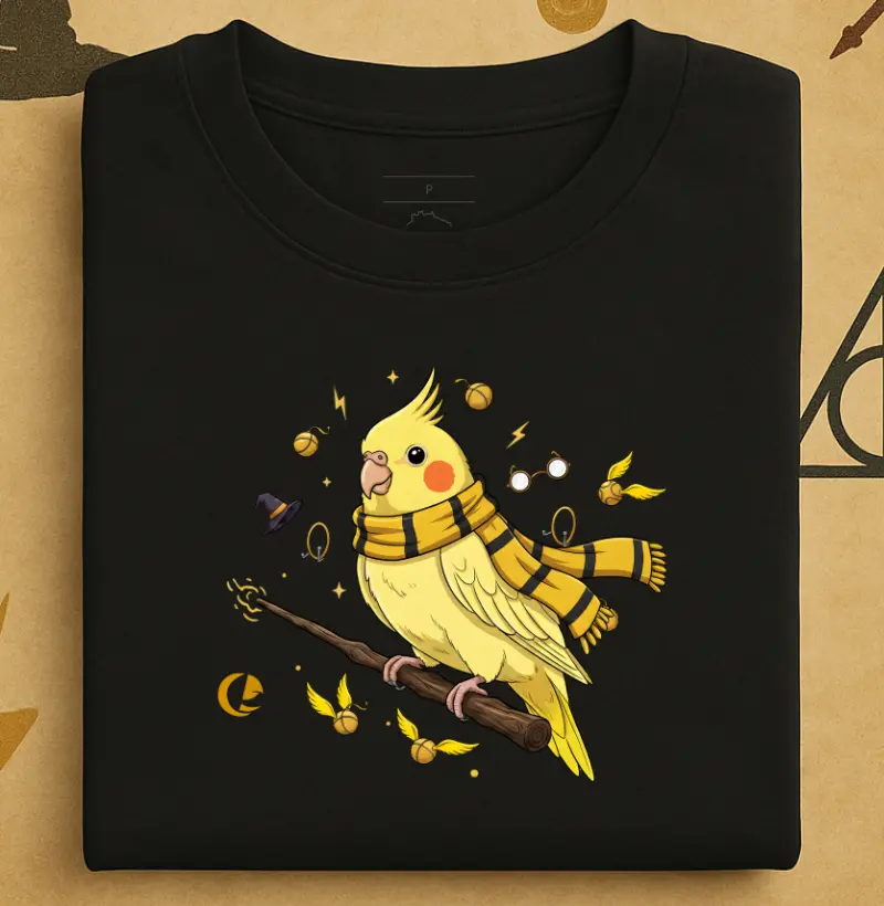 Camiseta Calopsita Bruxinha