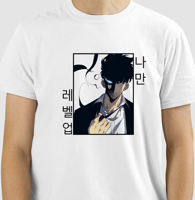camiseta jin woo "only i level up"