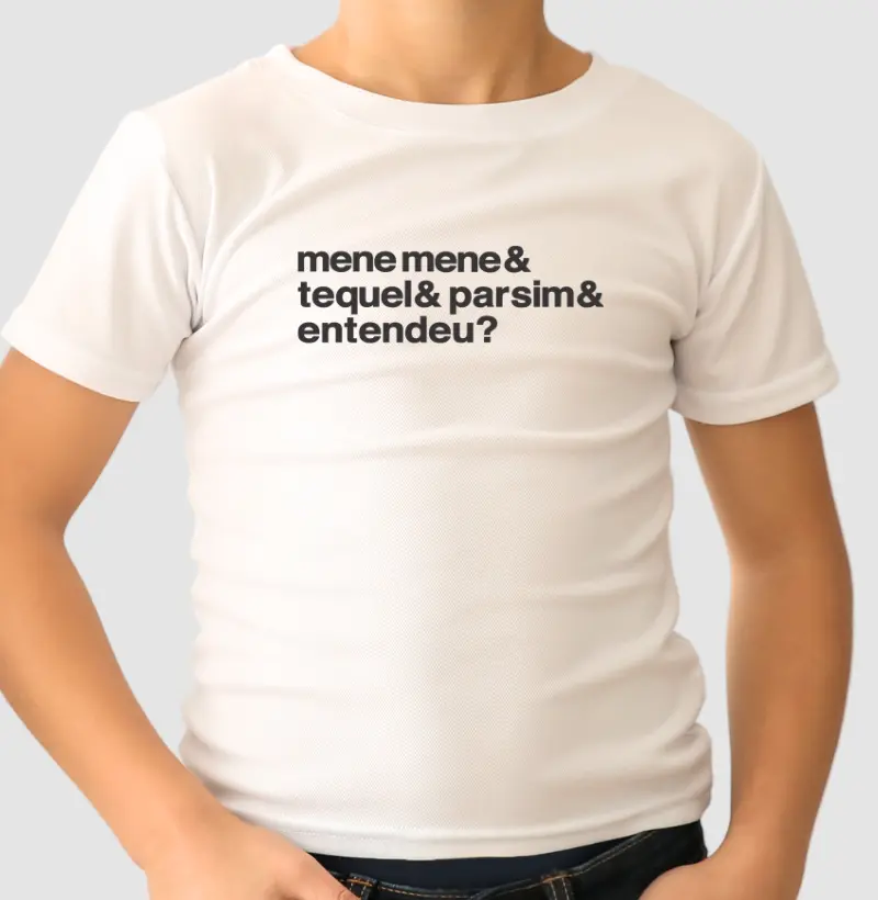 CAMISETA INFANTIL MENE MENE