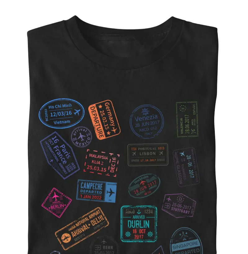 CAMISETA CARIMBOS