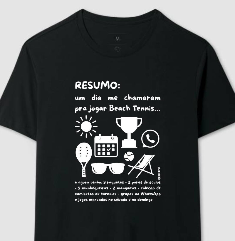 Um Dia Me Chamaram Pra Jogar Beach Tennis
