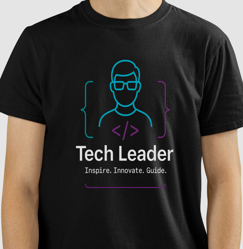 Camiseta Tech Leader – Inspire. Innovate. Guide