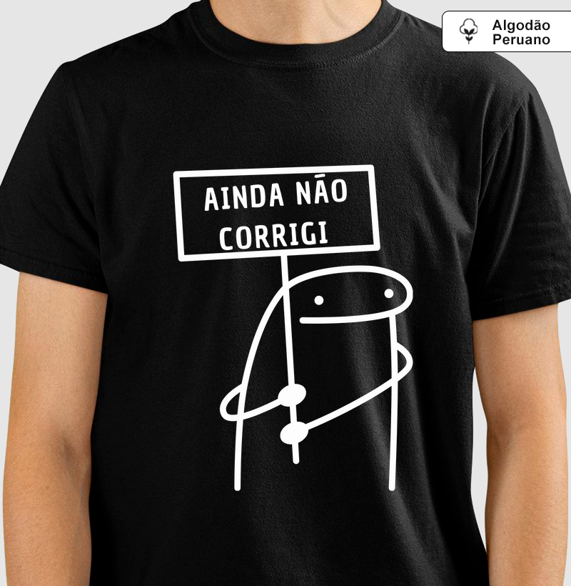 Práxis Camiseta Algodão Peruano Flork - ainda não corrigi -