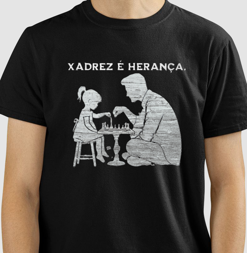 Xadrez é herança - Pai e menina