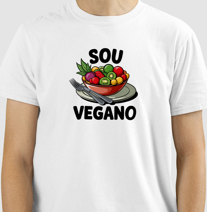 Camiseta Sou Vegano