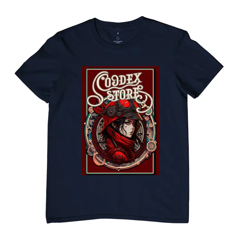 CAMISETA STEAMPUNK LADY RED