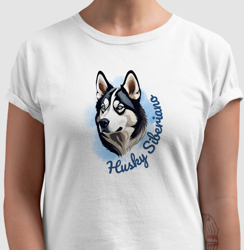 Camiseta Husky Siberiano