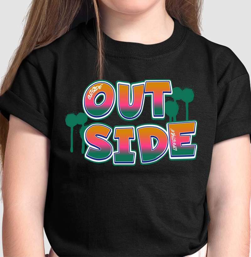 Camiseta Infantil - Outside Grafitti