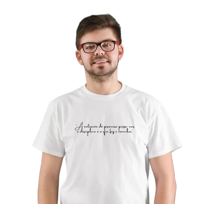 Camiseta Motivação e Disciplina