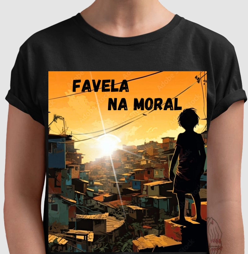 Camiseta Favela na Moral