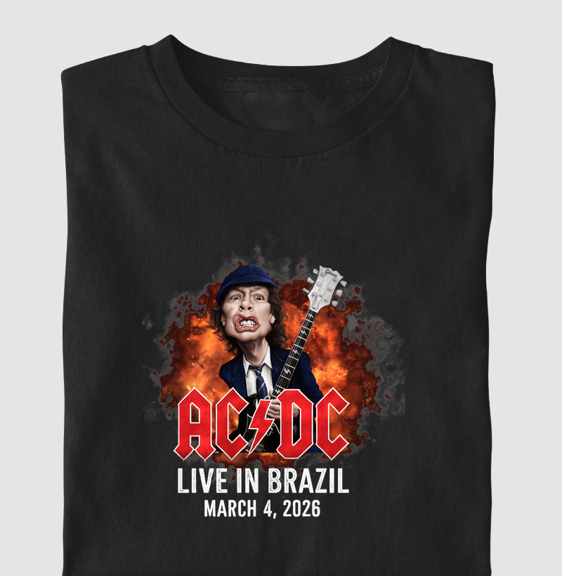 Camiseta ACDC III 4 de Março