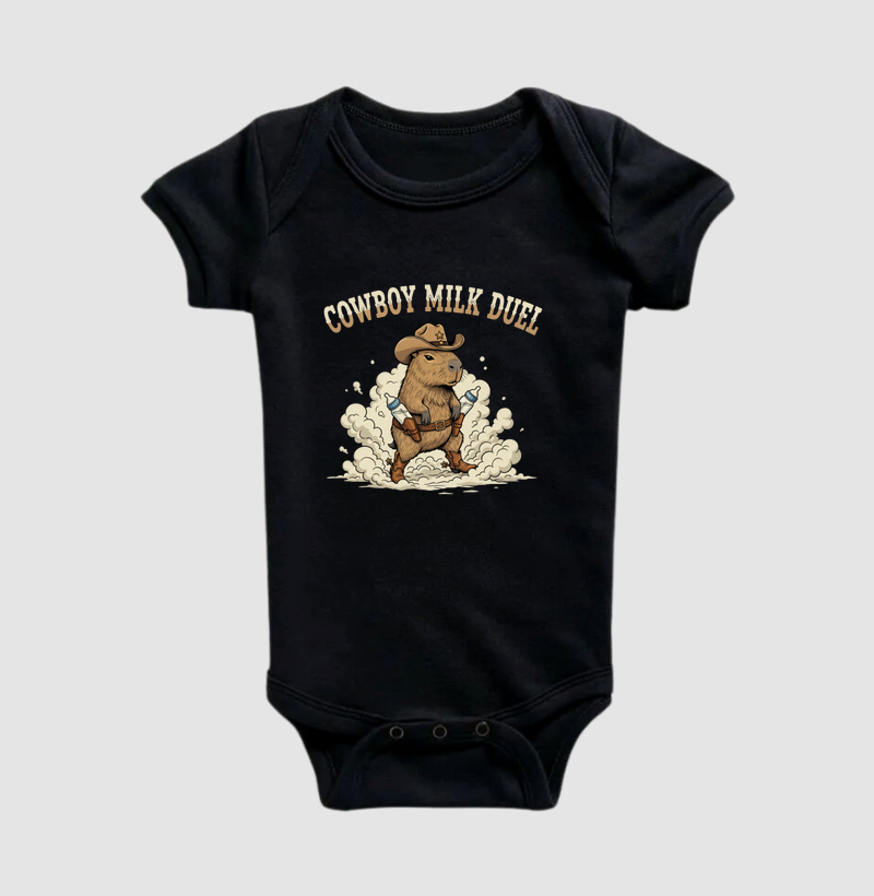 Cowboy Milk Duel – Capivara Country 100% Algodão