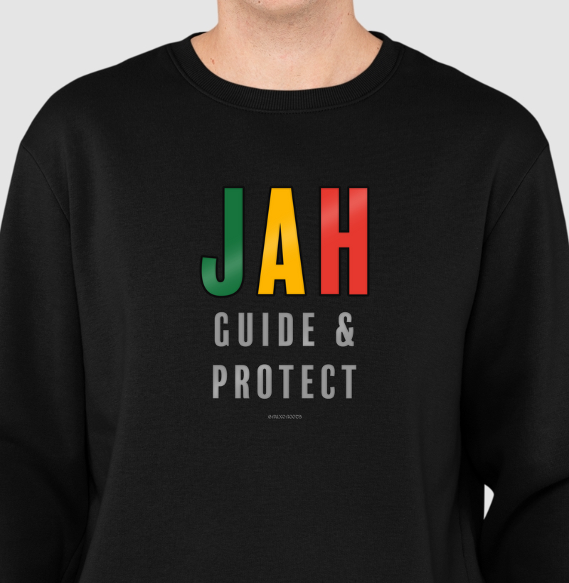 Suéter Moletom BR00095 Jah Guide & Protect