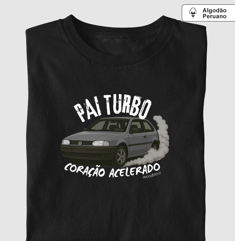 Pai turbo, coração acelerado escura