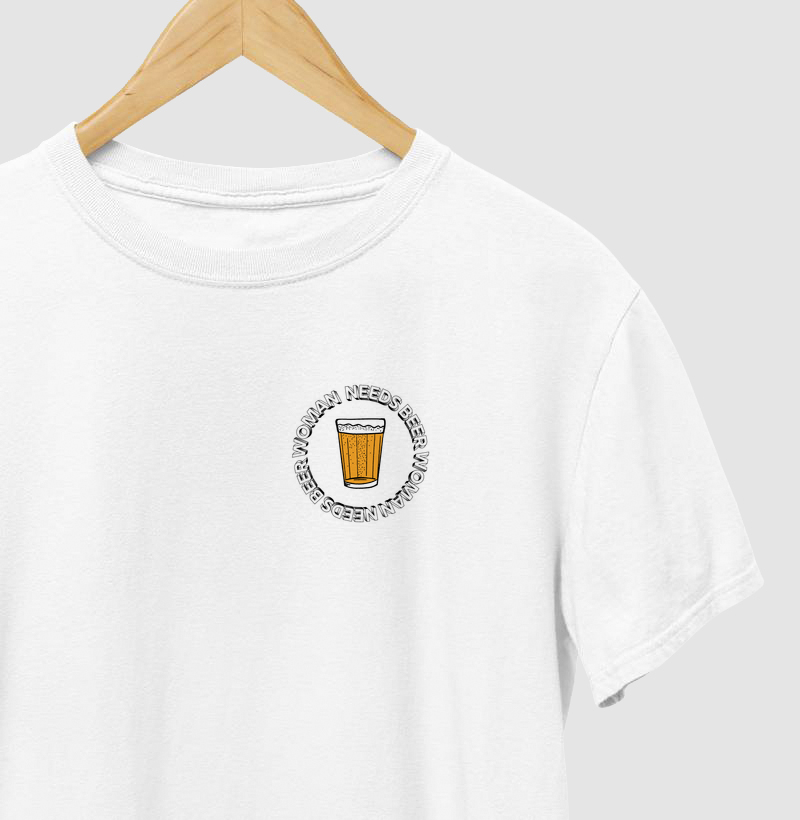 Camiseta 'Woman Needs Beer' | MILAH