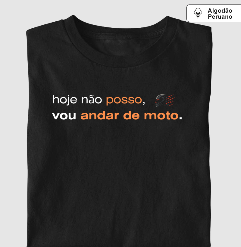 Vou andar de moto