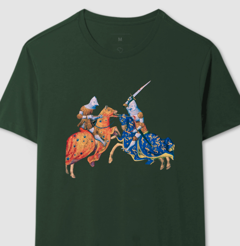 Camiseta O Encontro das Lanças – Manuscrito Histoire Romaine