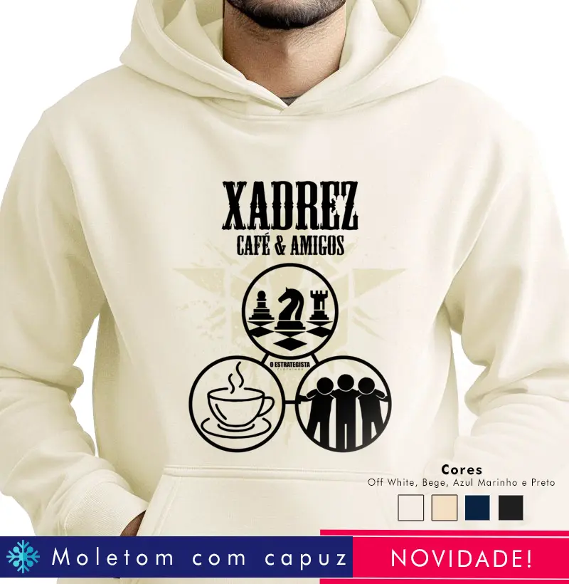 Xadrez, café e amigos