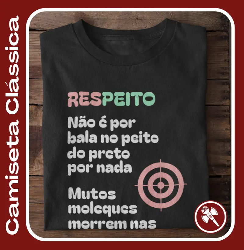Poeta Pedro de Lemos - Camiseta Clássica e Baby Look