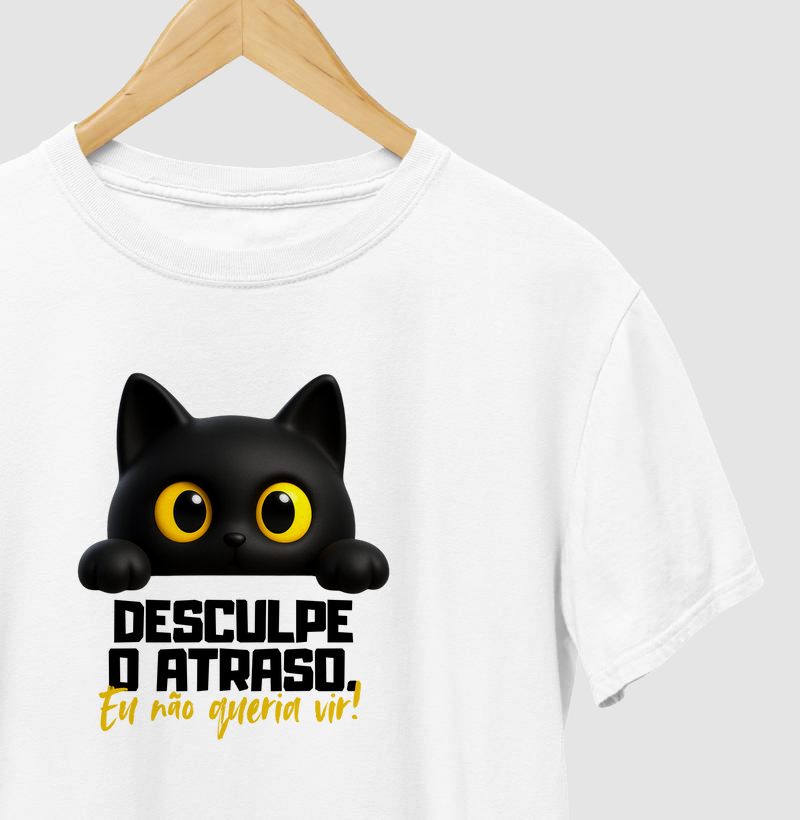 Desculpe o atraso. Eu não queria vir!
