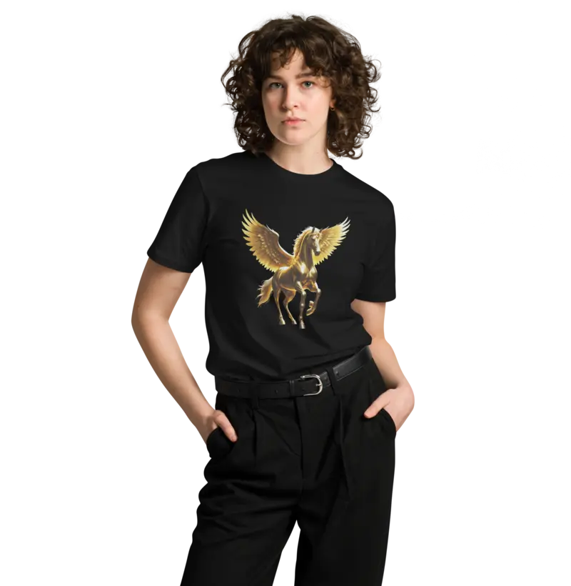 Camiseta Arquétipo Cavalo Dourado, Força e Beleza!