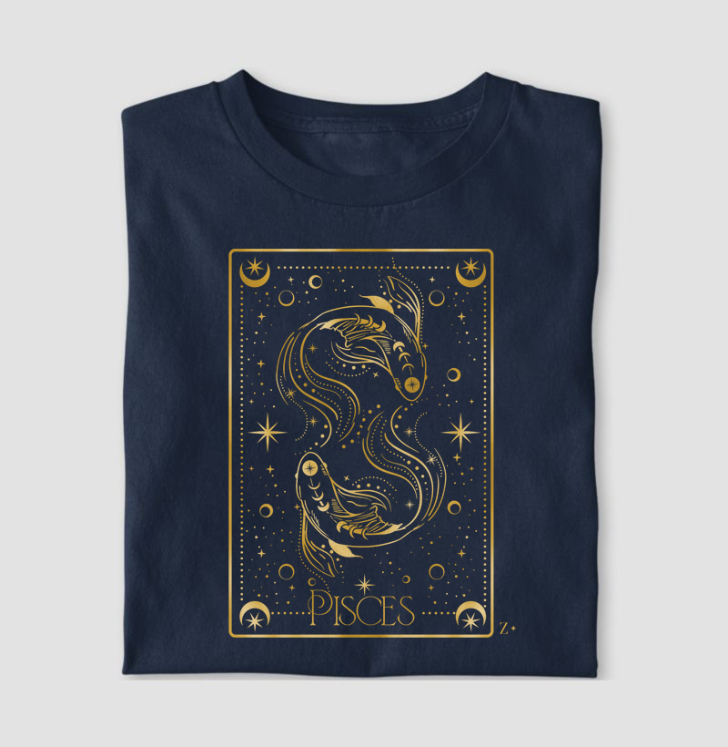 Camiseta Signos PEIXES - LETTER