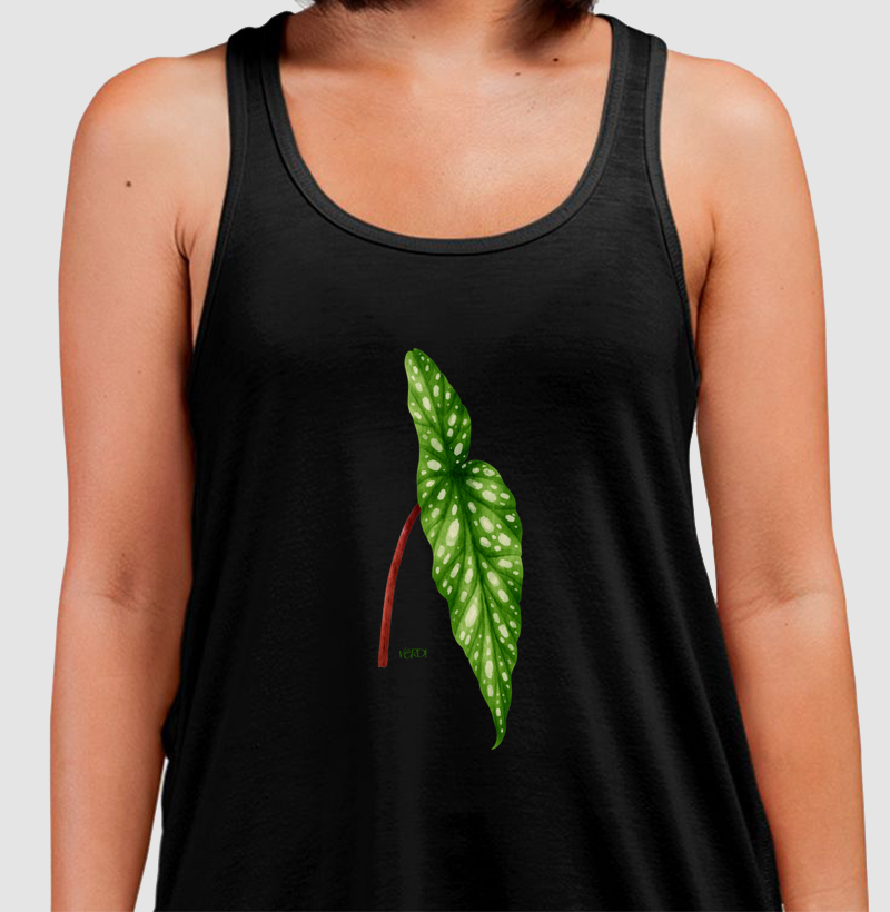 Folha de Begônia Maculata